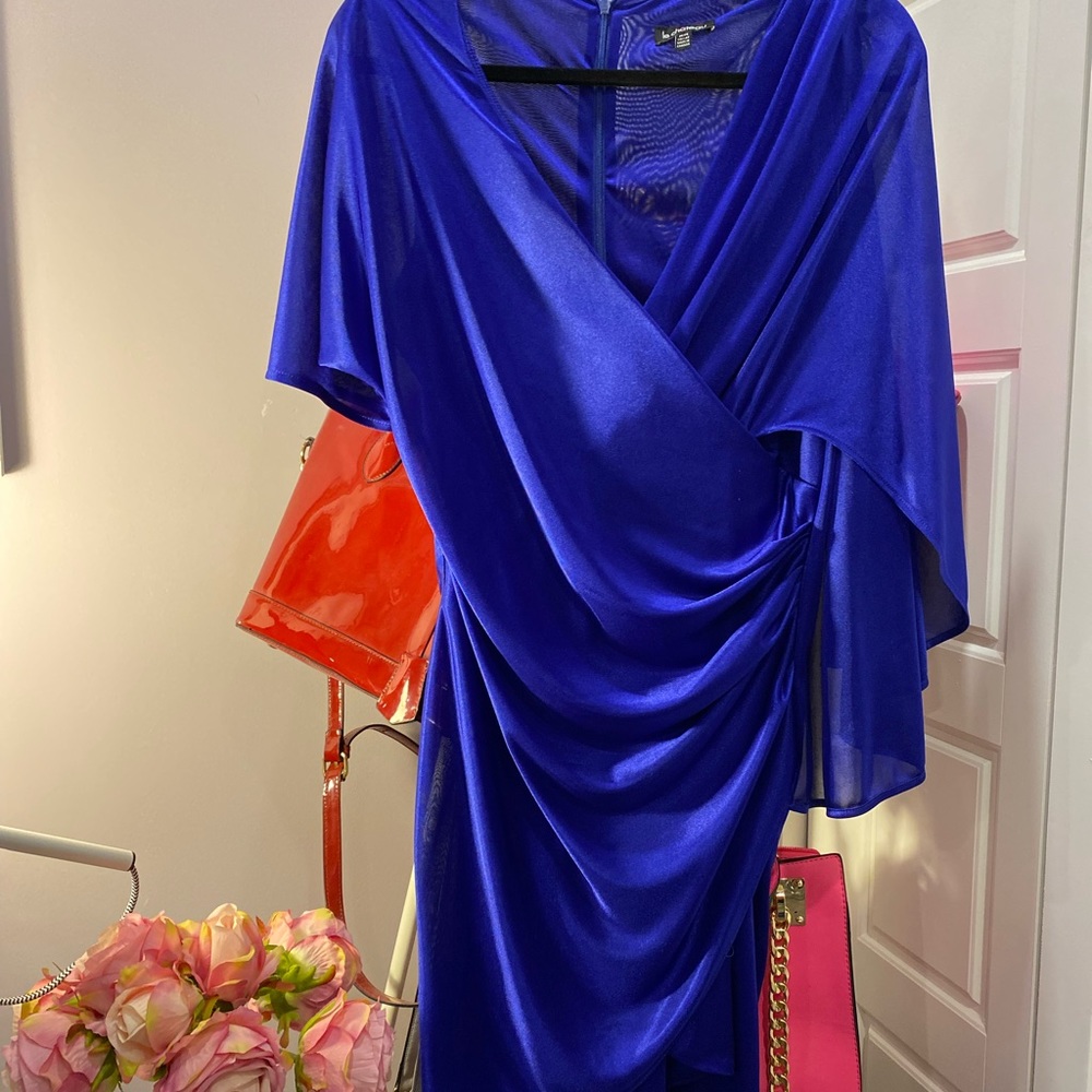 elegant blue dress